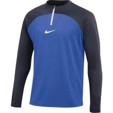 Nike DH9230-463 Dri Fit Academy Pro Drill Mavi Yuvarlak Yaka Uzun Kol Erkek T-Shirt