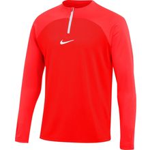 Nike DH9230-657 Dri Fit Academy Pro Drill Kırmızı Yuvarlak Yaka Uzun Kol Erkek T-Shirt