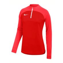 Nike DH9246-657 Academy Pro Dri Fit Half Zip Kırmızı Dik Yaka Kadın Sweatshirt