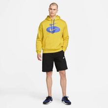 Nike DM5458-709 Sportswear Swoosh League Sarı Erkek Kapüşonlu Sweatshirt