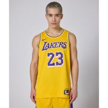 Nike DN2009-733 Sarı Los Angeles Lakers Icon Edition Dri-FIT NBA Swingman Jersey Erkek Forma