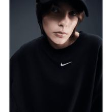 Nike DQ5761-010 Siyah Sportswear Phoenix Günlük Stil Kadın T-Shirt