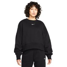 Nike DQ5761-010 Siyah Sportswear Phoenix Günlük Stil Kadın T-Shirt