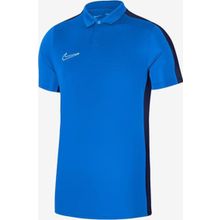 Nike DR1346-463 Mavi M NK DF Academy 23 Polo SS Futbol Antrenman Polo Yaka Erkek T-Shirt