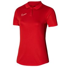 Nike DR1348-657 Dri-Fit Academy 23 Polo Ss Kadın Kırmızı Futbol T-Shirt