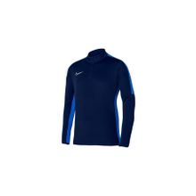 Nike DR1352-451 Dri Fit Academy Lacivert Dik Yaka Uzun Kol Erkek T-Shirt