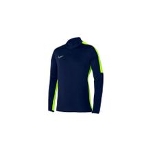 Nike DR1352-452 Dri Fit Academy Lacivert Dik Yaka Uzun Kol Erkek T-Shirt