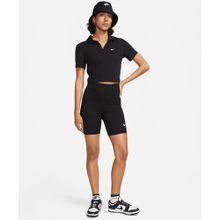 Nike DV7797-010 Siyah Sportswear Classic High-Waisted Biker Shorts Kadın Tayt