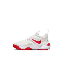 Nike DV8994-102-TEAM HUSTLE D 11 PS Beyaz Kırmızı Erkek Çocuk Yürüyüş Ayakkabısı