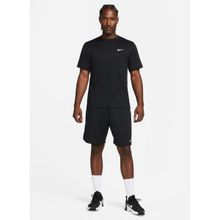 Nike DV9839-010 M NK DF UV HYVERSE SS Bisiklet Yaka Düz Siyah Erkek T-shirt