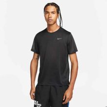 Nike DX0874-010 Dri-Fit Miler Breathe Siyah Koşu Erkek T-Shirt