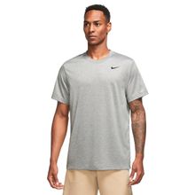 Nike DX0989-063 Dri-Fit Erkek Gri Antrenman T-Shirt