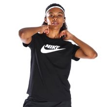 Nike DX7906-010 Sportswear Essential Kadın Siyah Günlük Stil T-Shirt