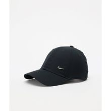 Nike FB5372-010 Siyah Dri-FIT Club Unstructured Metal Swoosh Cap Unisex Şapka