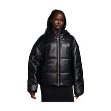Nike FB8769-010 Siyah Sportswear Classic Puffer Shine Kadın Günlük Therma Fit Şişme Mont