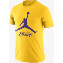 Nike FB9827-728 Los Angeles Lakers NBA Sarı Basketbol Erkek T-Shirt