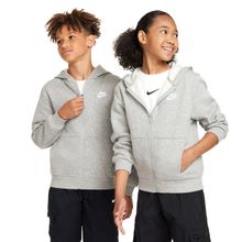Nike FD3004-063 Gri Sportswear Club Çocuk Günlük Stil Sweatshirt