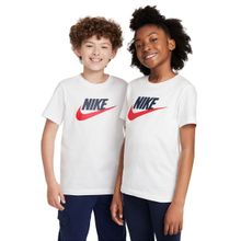 Nike FZ5178-100 Sportswear Futura HBR Beyaz Günlük Stil Çocuk T-Shirt