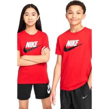 Nike FZ5178-657 Sportswear Futura Kırmızı Günlük Stil Çocuk T-Shirt