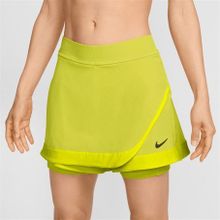 Nike HF6449-344 Court Slam Dri-FIT Kadın Sarı Tenis Şort Eteği