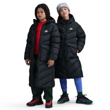 Nike HJ2538-010 Siyah Sportswear Therma-Fit Adp Puffer Günlük Stil Çocuk Mont
