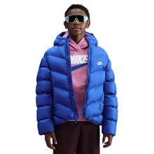Nike HQ4976-480 Mavi Sportswear Therma-Fit All Day Play Puffer Günlük Stil Çocuk Mont