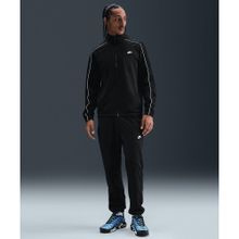 Nike HV1444-010 Sportswear Club Poly-Knit Siyah Günlük Stil Erkek Eşofman Takımı