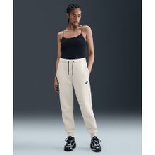 Nike HV6779-133 Bej Sportswear Tech Fleece Mid-Rise Kadın Günlük Stil Eşofman Altı