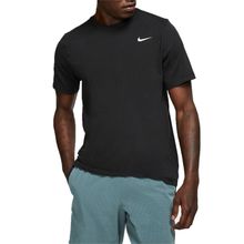 Nike M Nk Df Tee Dfc Crew Solid Siyah Erkek Antrenman Tişörtü