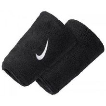 Nike N.NN.05.010.OS Swoosh Doublewide Wristbands Siyah Havlu Bileklik