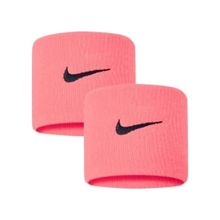 Nike N0001565677OS Swoosh Wristbands 2 Adet Unisex Pembe Antrenman Bileklik