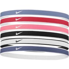 Nike N1002021-480 Sport Standart Siyah 6'lı Paket Saç Bandı