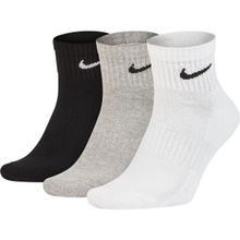 Nike SX7667-010 Siyah U NK Everyday Cush Ankle 3PR Çorap