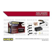 Niken 0160010301 Led Ekran ve Türkçe Uyarı Siyah Park Sensörü