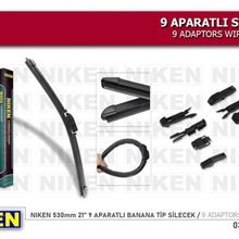 Niken 0390020208 530 mm 9 Aparatlı Muz Banana Tip Silecek