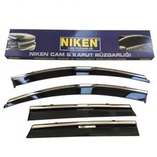 Niken 2016-2021 Renault Megane 4 Hb Kromlu 4'lü Cam Rüzgarlığı