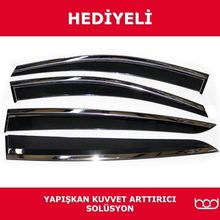 Niken Honda Civic 2016 Sonrası Kromlu Cam Rüzgarlığı
