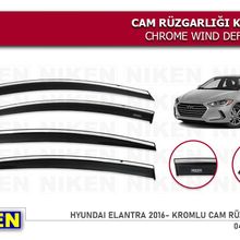 Niken Hyundai Elantra 2016-2017-2018 Kromlu Cam Rüzgarlığı