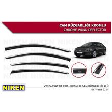 Niken Volkswagen Passat B8 2015-2019 Kromlu Cam Rüzgarlığı