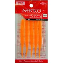 Nikko 366 Orange Sandworm Floating 8.5 cm LRF Silikonu