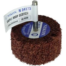 Nikon N34193 40x20x6mm 80 Kum Non Woven Saplı Mop Zımpara