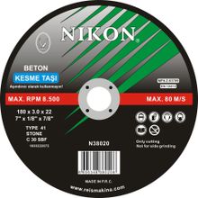 Nikon N38021 230x3x22mm Bombeli Beton Kesme Taşı