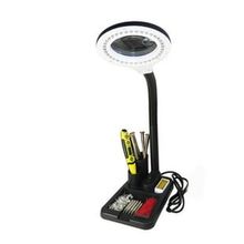 Nikula A808 Esnek 5x /10x 40 Led Işıklı Büyüteç Lamba Büyüteç Okuma Çalışma Lehim Masa Lambası