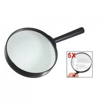 Nikula Plastik Siyah Yuvarlak Kolu 100 mm 5x Dia Büyüteç