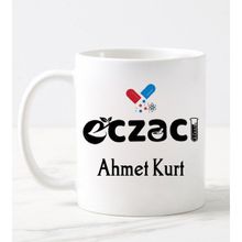 Nil Hediye Eczacı Temalı Beyaz Kupa Bardağı