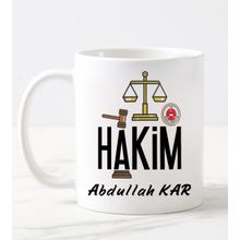 Nil Hediye Hakim Temalı Beyaz Kupa