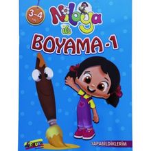 Niloya İle Boyama 1 Yapabildiklerim Boyama Kitabı-Keskin Color