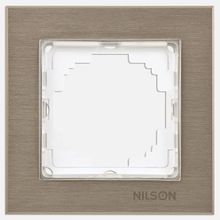Nilson Bronz Alüminyum Tekli Çerçeve