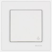 Nilson Moda Beyaz Işıklı Light Anahtar