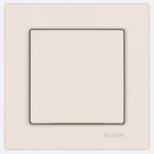 Nilson Moda Krem Kapaklı Topraklı Priz